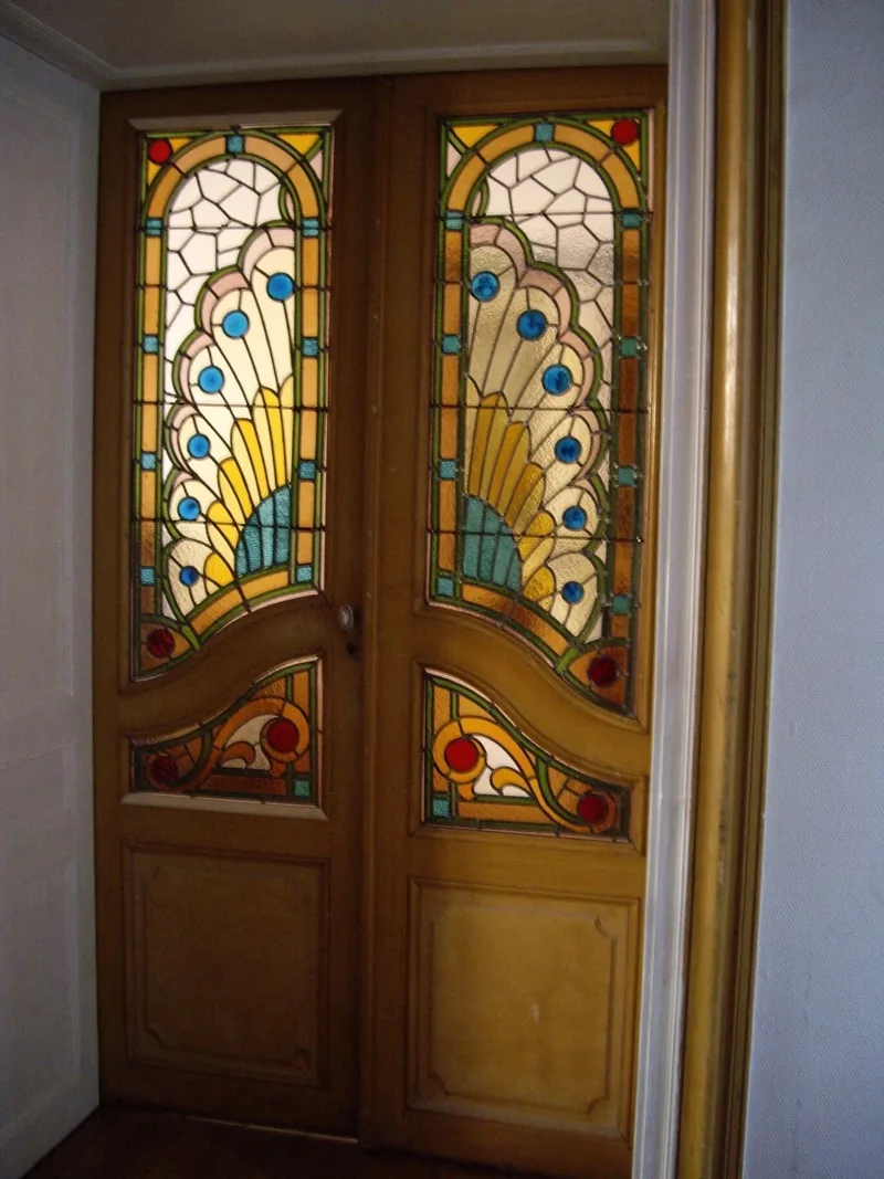 Restauration vitraux civils appartement Chambéry