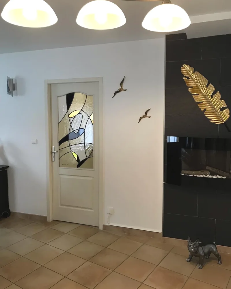 Vitrail miroir or
